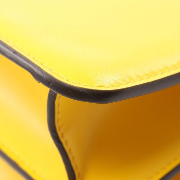 Fendi Handbag Peekaboo Iseeu East West 8bn323 Yellow Leather Peekaboo Iseeu - Picture 6 of 6